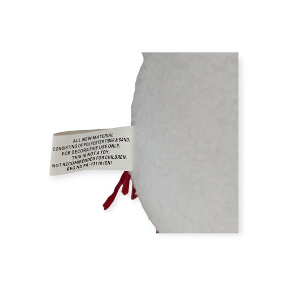 2007 Burton & Burton Sledding Snowmen Plush Pair on Wooden Sleigh - Picture 9 of 13